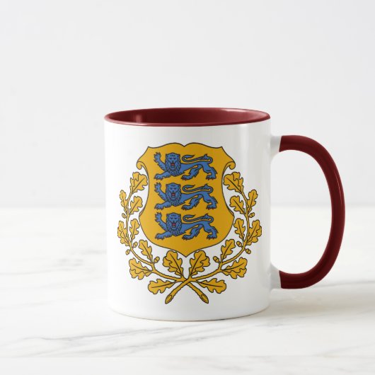 Mug emblème de l'Estonie (Droite)