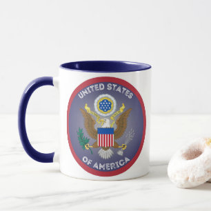Mug Emblème de l'héritage des États-Unis
