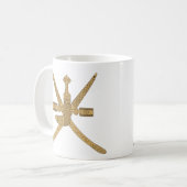 Mug Emblème de l'Oman (Devant gauche)