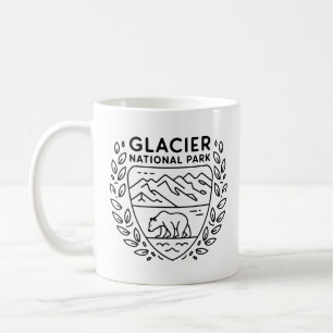 Mug Emblème de l'ours du parc national des Glaciers