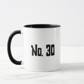 Mug Emblème de no. 30 (Gauche)