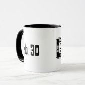 Mug Emblème de no. 30 (Devant gauche)