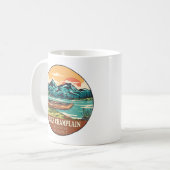 Mug Emblème de pêche nautique du lac Champlain (Devant gauche)