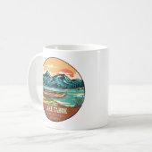 Mug Emblème de pêche nautique du lac Tahoe (Devant gauche)