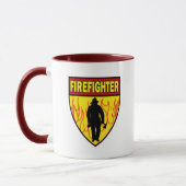 MUG EMBLÈME DE SAPEUR-POMPIER (Gauche)