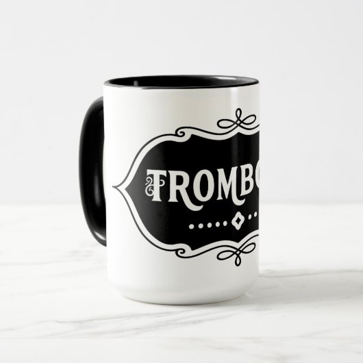 Mug Emblème de Trombone (Devant gauche)