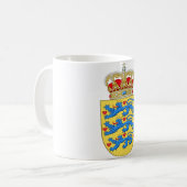 Mug emblème du Danemark (Devant gauche)