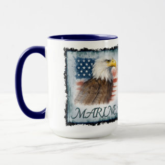 Mug Emblème du logo VetGearHQ.com Vétéran du Corps des