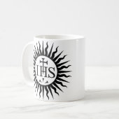Mug Emblème du monogramme de la Compagnie de Jésus (Devant gauche)