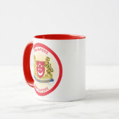 Mug Emblème du patrimoine de Singapour (Devant gauche)