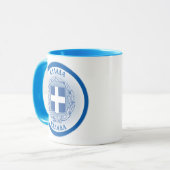 Mug Emblème du patrimoine grec (Devant gauche)
