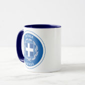 Mug Emblème du patrimoine grec (Devant gauche)