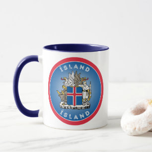 Mug Emblème du patrimoine islandais
