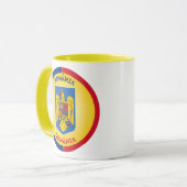 Mug Emblème du patrimoine roumain (Devant gauche)