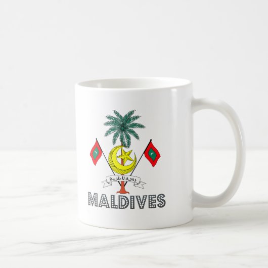 Mug Emblème maldivien (Droite)