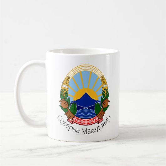 Mug Emblème national de Macédoine du Nord (Gauche)