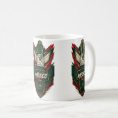 Mug Emblème Thématique Mexicain Intriqué (Devant droit)