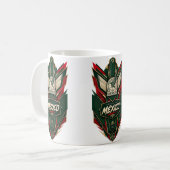 Mug Emblème Thématique Mexicain Intriqué (Devant gauche)