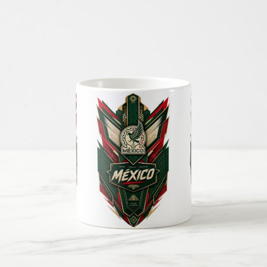 Mug Emblème Thématique Mexicain Intriqué (Centre)
