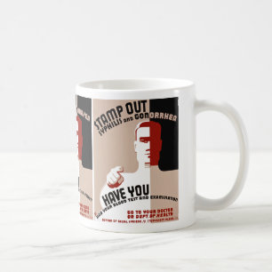 Mug Emboutissez le syphilis et la gonorrhée