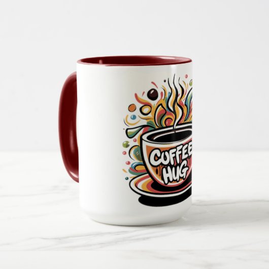 Mug Embrassage de café (Devant gauche)