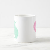 Mug embrassant des lapins (couleur) (Centre)