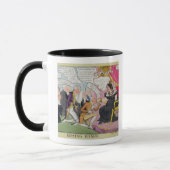 Mug Embrassant des mains, éditées 1827 (litho de (Gauche)