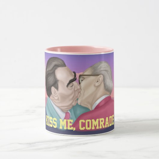 Mug Embrasse-moi camarade - Honecker embrassant Brejne (Centre)