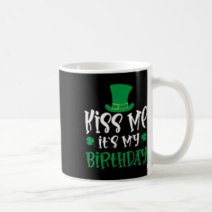 Mug Embrasse-moi, c'est mon anniversaire Shamrock St-P