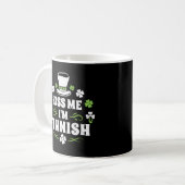 Mug Embrasse-Moi Je Suis Finlandais St Patrick'S Day F (Devant gauche)