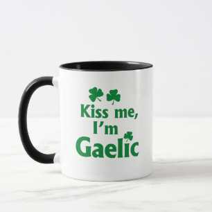 Mug Embrasse-moi je suis gaélique