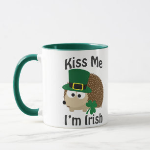 Mug Embrasse-moi Je suis un hérisson irlandais