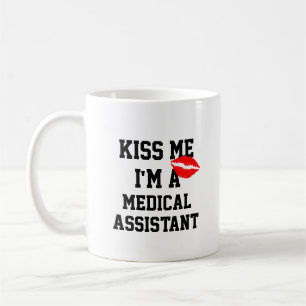 Mug Embrasse-Moi Je Suis Une Musique Adjointe Médicale