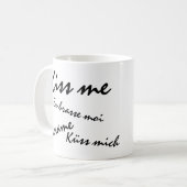 Mug Embrasse-moi personnalisable (Devant gauche)