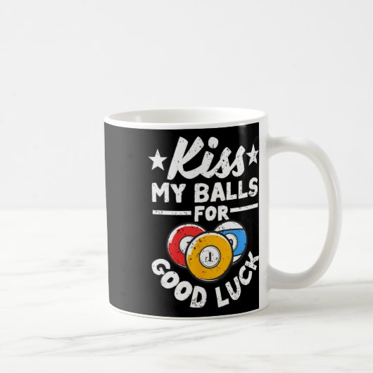 Mug Embrasse Mon Pour Bonne Chance Drôle Lecteur Billa (Droite)