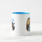 Mug "Embrassé par un alpaga ! "Tasse (Centre)