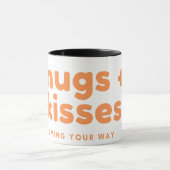 Mug embrasser et embrasser sur votre chemin (Centre)