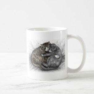 Mug Embrasser les chats qui dorment