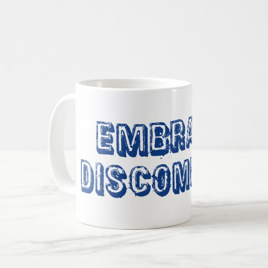 Mug Embrasser l'inconfort (Devant gauche)