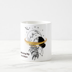 Mug Embrasser mon éclipse intérieure Art en ligne luna