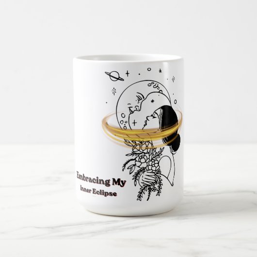 Mug Embrasser mon éclipse intérieure Art en ligne luna (Centre)