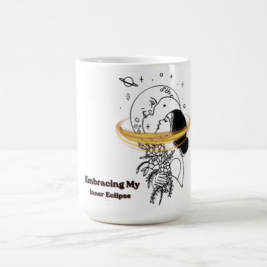 Mug Embrasser mon éclipse intérieure Art en ligne luna (Centre)