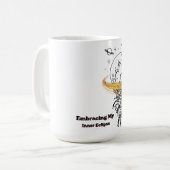 Mug Embrasser mon éclipse intérieure Art en ligne luna (Devant gauche)