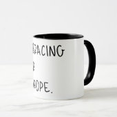 Mug Embrasser Mon Misanthrope Intérieur, Je déteste le (Devant droit)