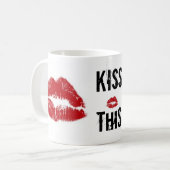 Mug embrassez ce rouge à lèvres (Devant gauche)