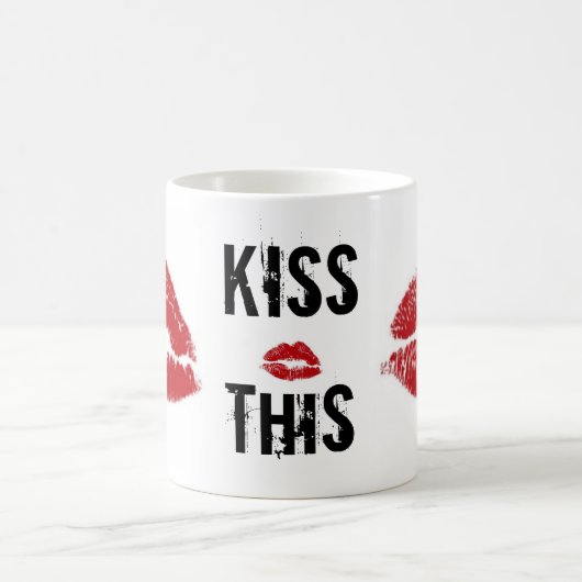 Mug embrassez ce rouge à lèvres (Centre)