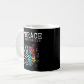 Mug Embrassez la chemise neurodiversité. Ce neuro cool (Devant gauche)
