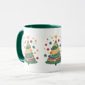 Mug "Embrassez la joie de Noël !" (Devant gauche)