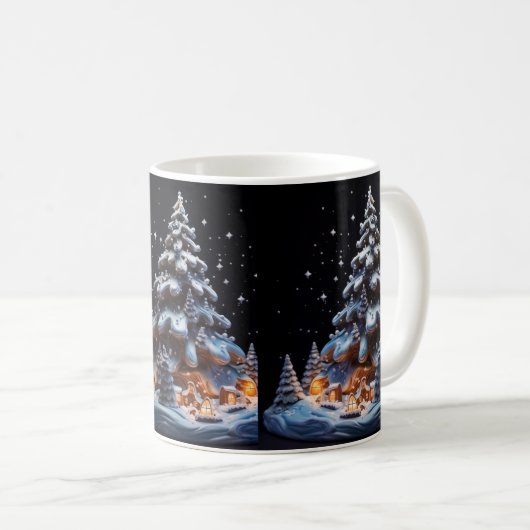 Mug "Embrassez la magie de la nuit de Noël !" (Devant droit)