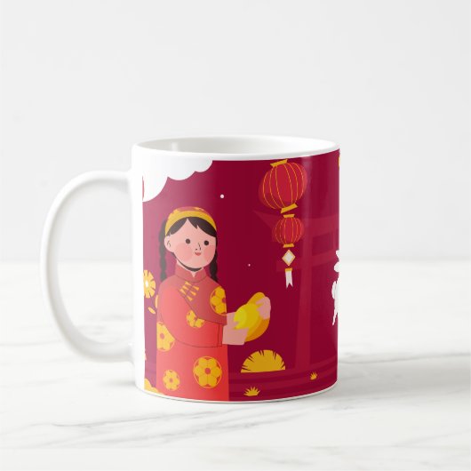 Mug Embrassez l'année du dragon (Gauche)